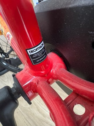 Bicicleta Infantil Decathlon 16 Roja