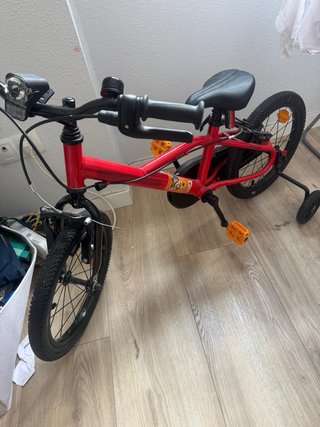 Bicicleta Infantil Decathlon 16 Roja