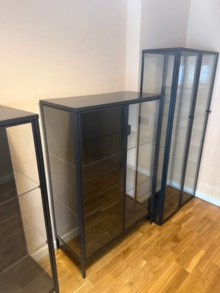 4 Vitrinas IKEA BLÅLIDEN y RUDSTA
