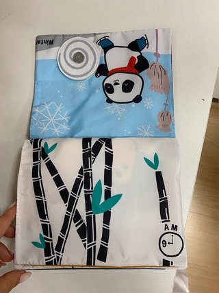 Juguete de Espejo, Libro de Contraste de Panda para bebés de 0 a 6 Meses, educativos Regalos