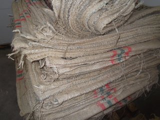 Lote 12 sacos de yute