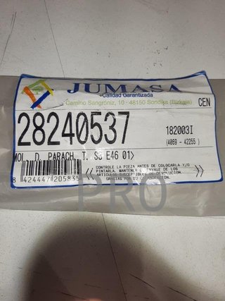 enbellezedor paragolpes trasero BMW e46 nuevo