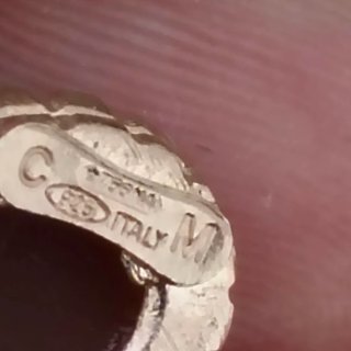 Pendientes Plata Diseño Lazo Cameo