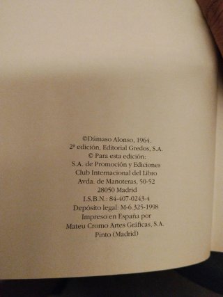 Premio Cervantes 1978 - Dámaso Alonso