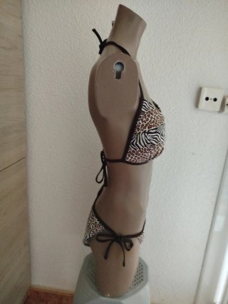 Bikini estampado animal print ysabel mora talla L