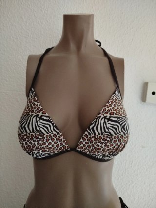 Bikini estampado animal print ysabel mora talla L
