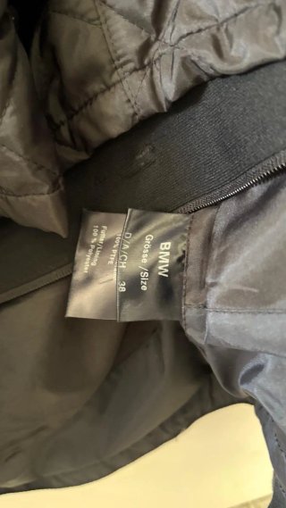 Chaqueta Moto BMW Mujer Negra y Gris
