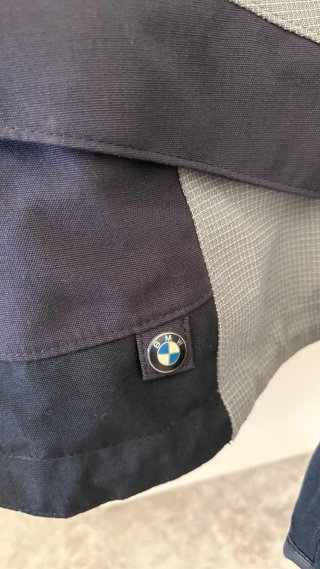 Chaqueta Moto BMW Mujer Negra y Gris
