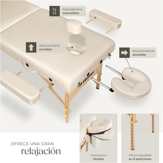 Camilla Masaje Plegable + Funda tectake