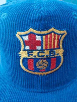 Gorra FCB Vintage Pana Azul Oficial