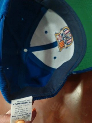 Gorra FCB Vintage Pana Azul Oficial