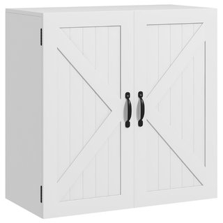 Armadietto Pensile Bagno in Legno Stile Country co