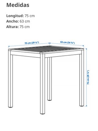 MESA LISTONES DE IKEA