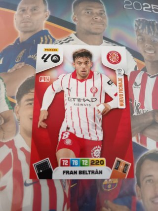Carta Panini Fran Beltrán Girona 2024-25