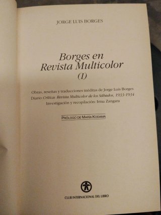 Premio Cervantes 1979 Jorge Luis Borges