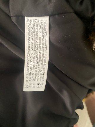 Abrigo Piel Sintética Multicolor Talla Única