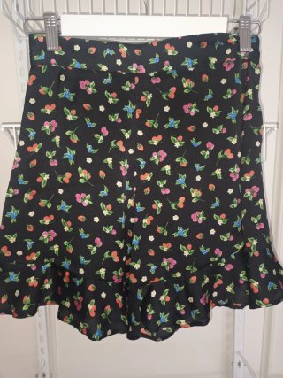 Falda pantalón corta estampada