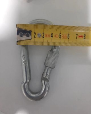 Mosquetón de seguridad con cierre