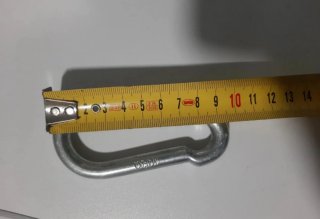 Mosquetón de seguridad con cierre