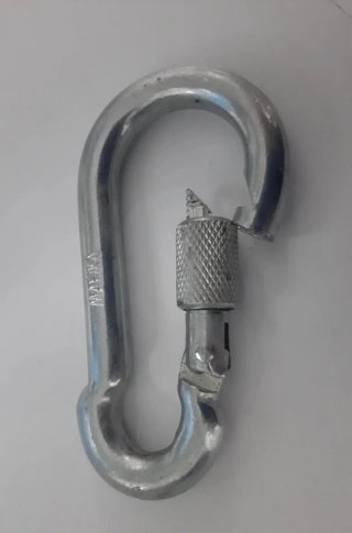 Mosquetón de seguridad con cierre