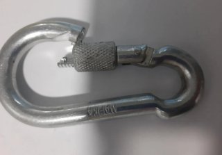 Mosquetón de seguridad con cierre