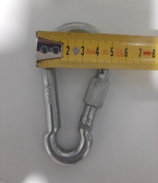 Mosquetón de seguridad con cierre