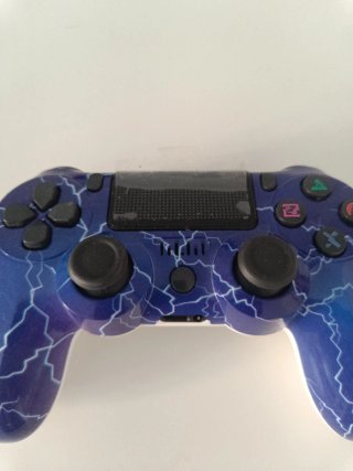 Mando PS4 Inalámbrico Azul Rayo sin marca