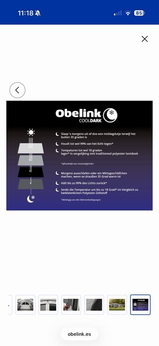 Obelink Lugano 6 XL Tienda de Campaña