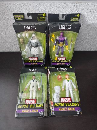 Lote 4 Figuras Marvel Legends Super Villains