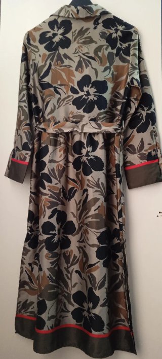 Vestido Zara Básico Estampado Floral