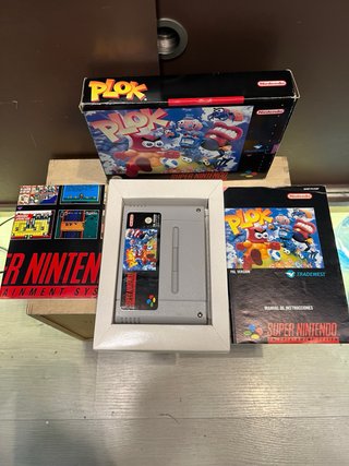 Caja Super Nintendo Plok PAL