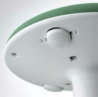 2 Taburetes Ajustables Ikea Nilserik Blanco-Verde