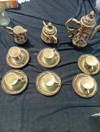Juego de café porcelana vintage