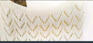 Top crochet blanco T.42