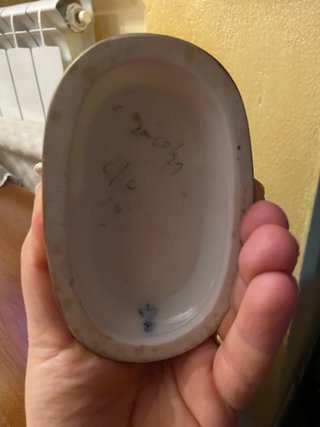 Ballerina antica Sitzendorf, porcellana Turingia