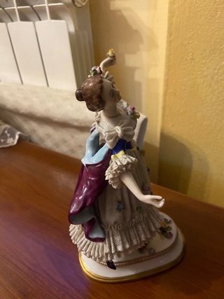 Ballerina antica Sitzendorf, porcellana Turingia