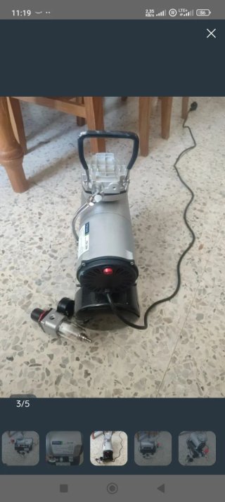 Aerógrafo FD186 Compresor y Accesorios
