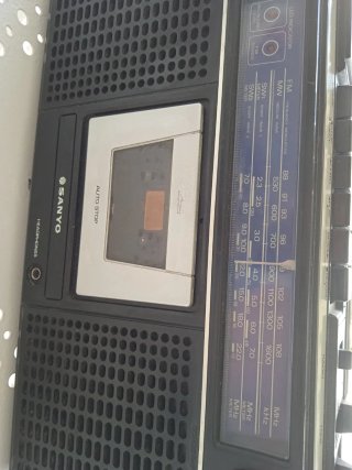 Radio Cassette Sanyo Vintage