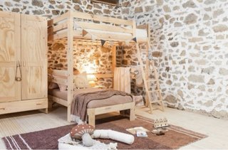 Cama alta Mezanina de madera