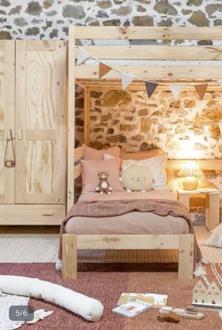 Cama alta Mezanina de madera