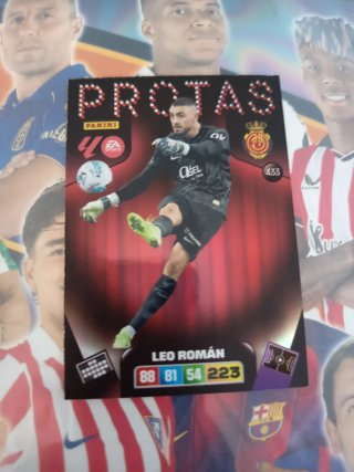 Carta Fútbol Leo Román Protás Panini