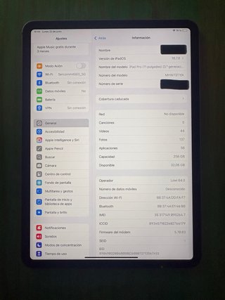 iPad Pro 11 3ª Gen Plata + Apple Pencil 2ª Gen