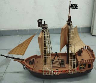 Barco Pirata Playmobil Incompleto