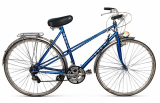 Bicicleta Orbea azul vintage