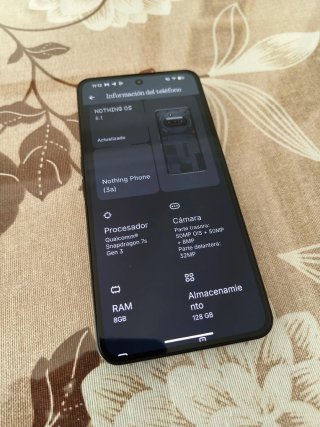 Nothing Phone (3a) 128GB Negro
