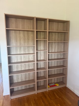 3 Librerías IKEA BILLY Madera