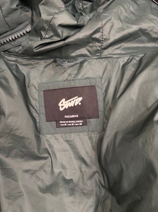 Piumino Pull&Bear verde taglia M