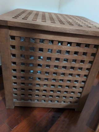 Cajón de madera para almacenaje