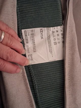 Funda sofá 2 plazas kivik Ikea crudo gris claro