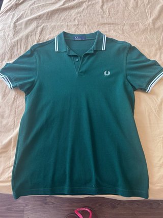 Polo Fred Perry Verde Talla S